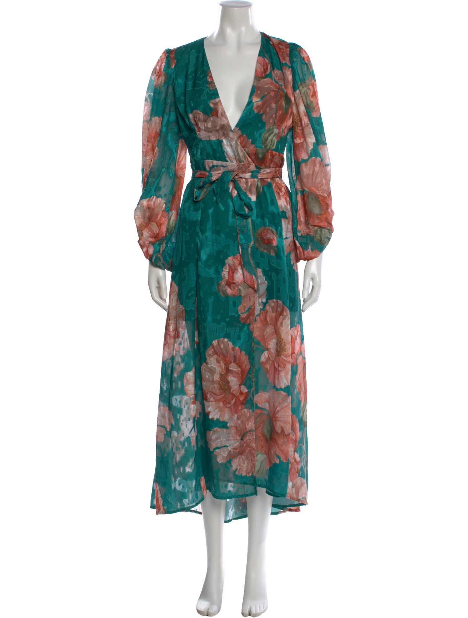 Hutch Floral Print Midi Length Dress