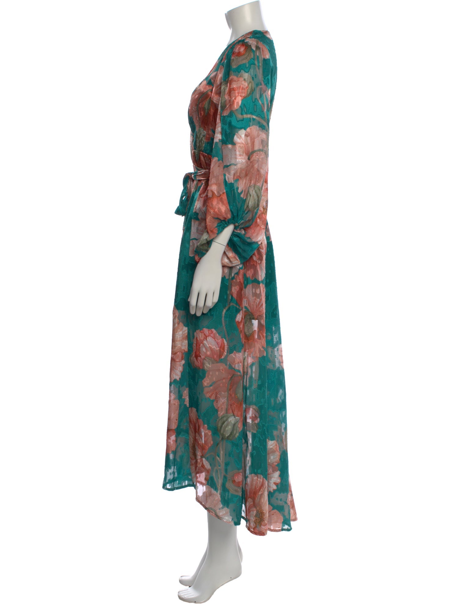Hutch Floral Print Midi Length Dress