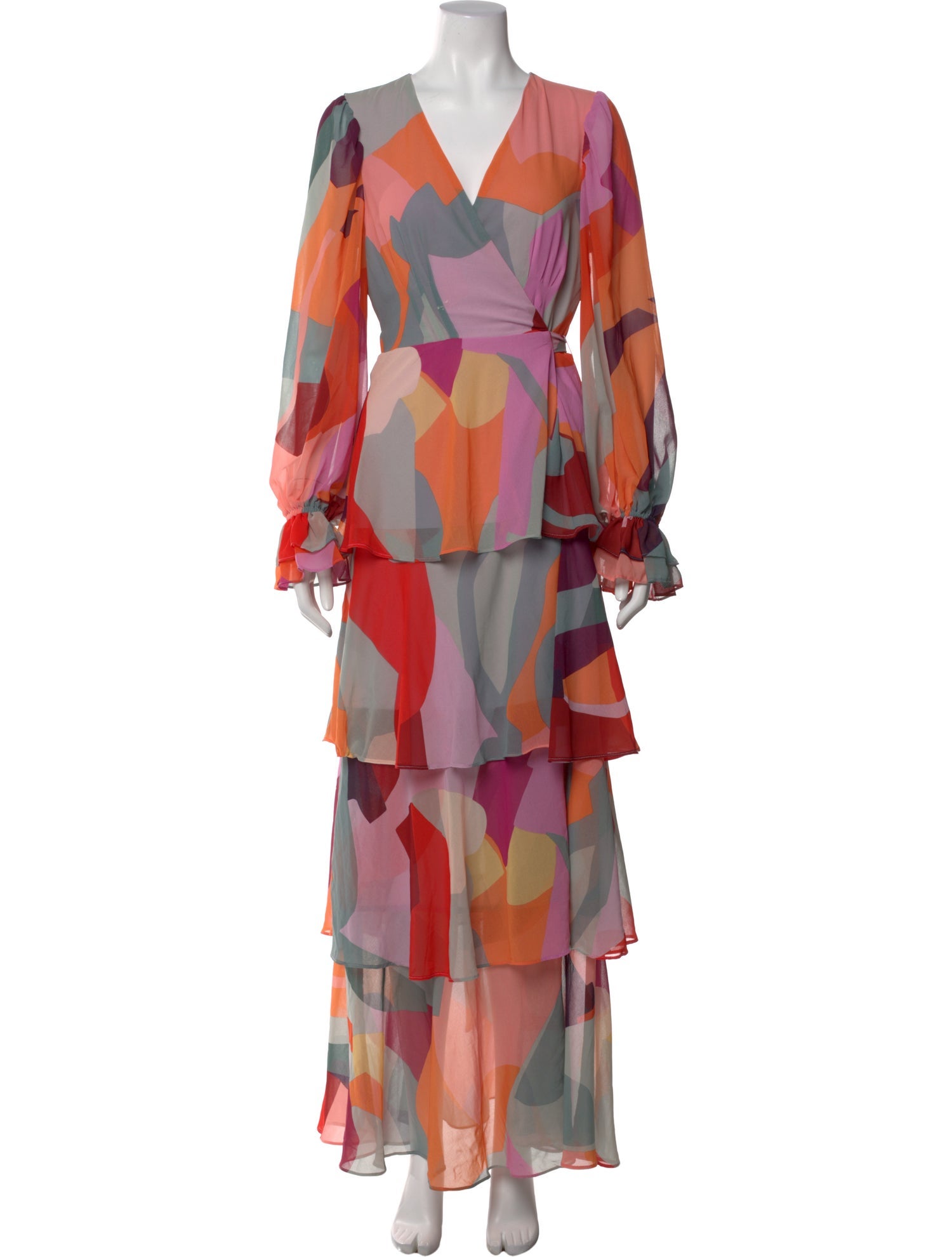 Hutch Printed Long Dress