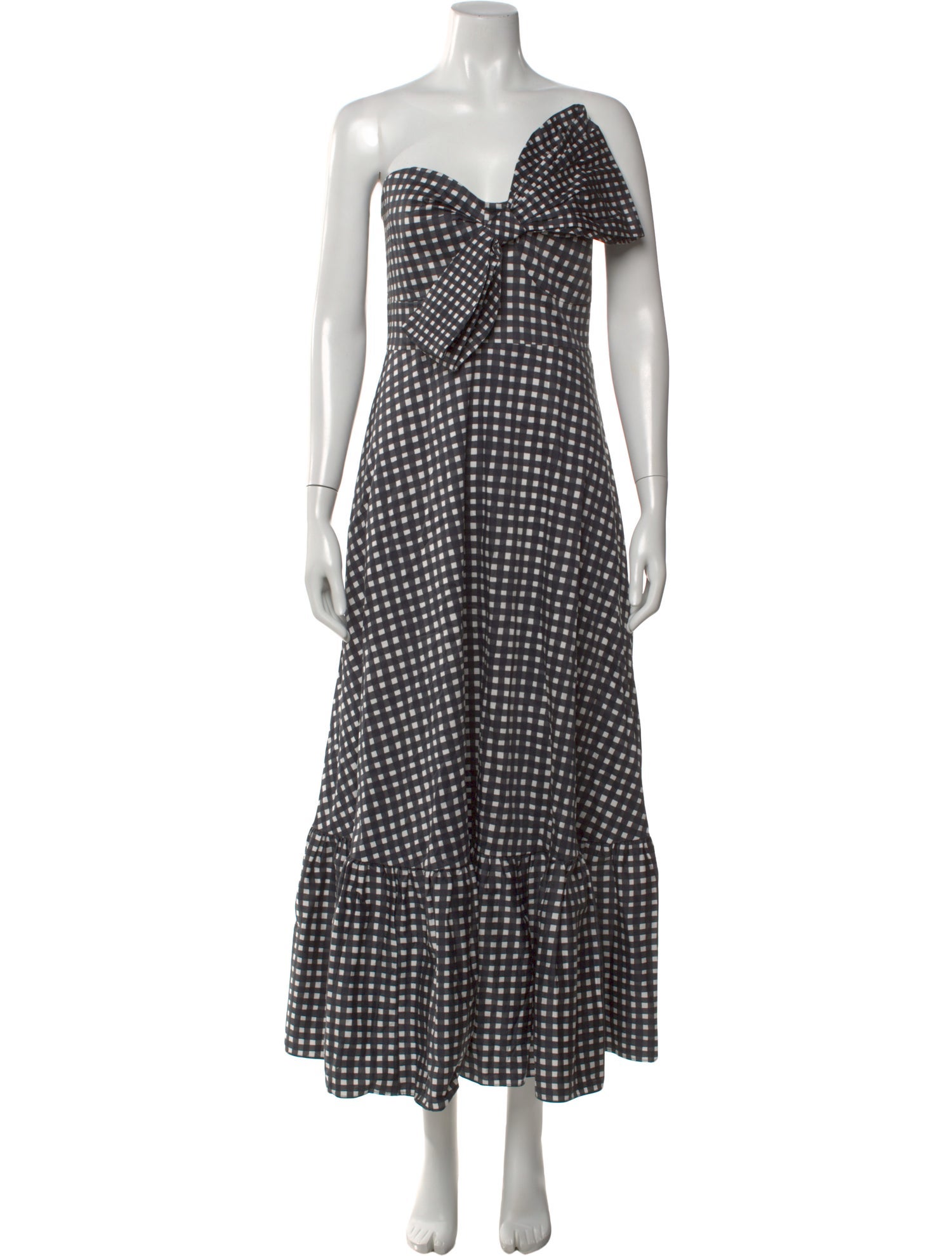 Hutch Plaid Print Long Dress