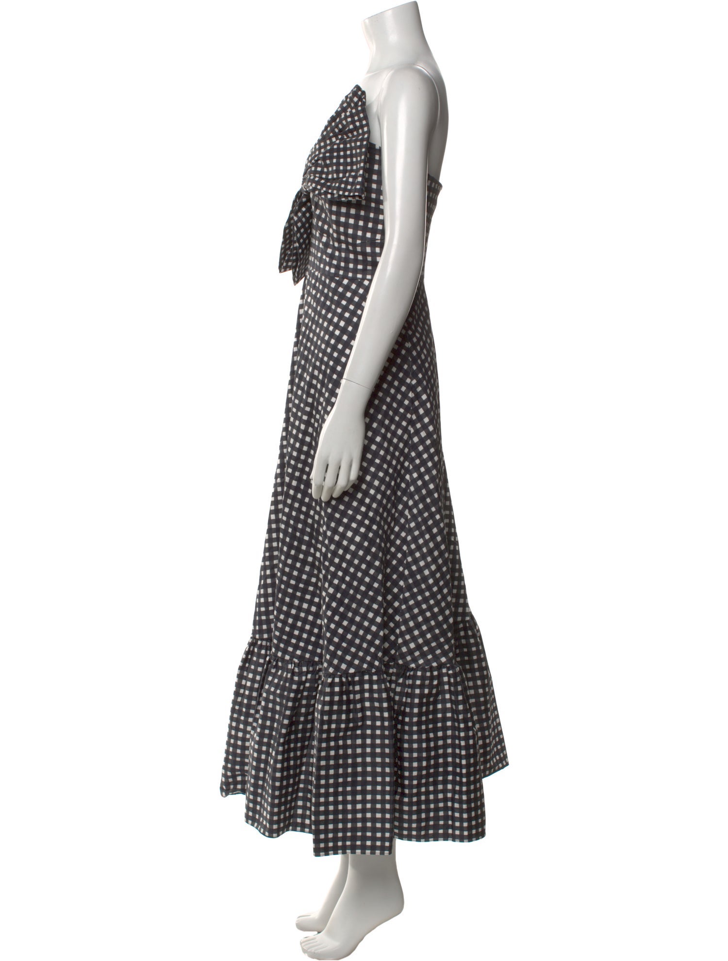 Hutch Plaid Print Long Dress