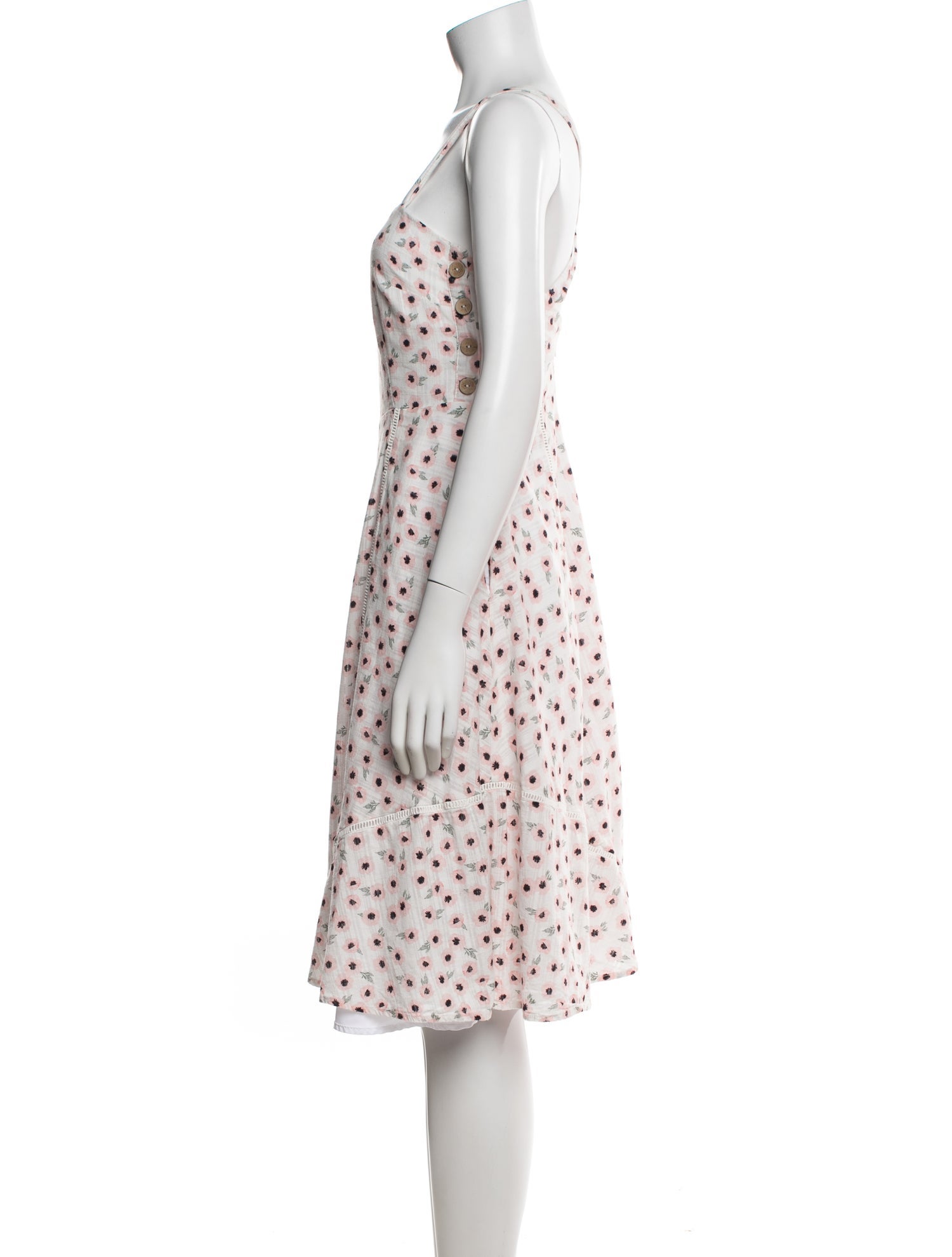 Hutch Floral Print Midi Length Dress