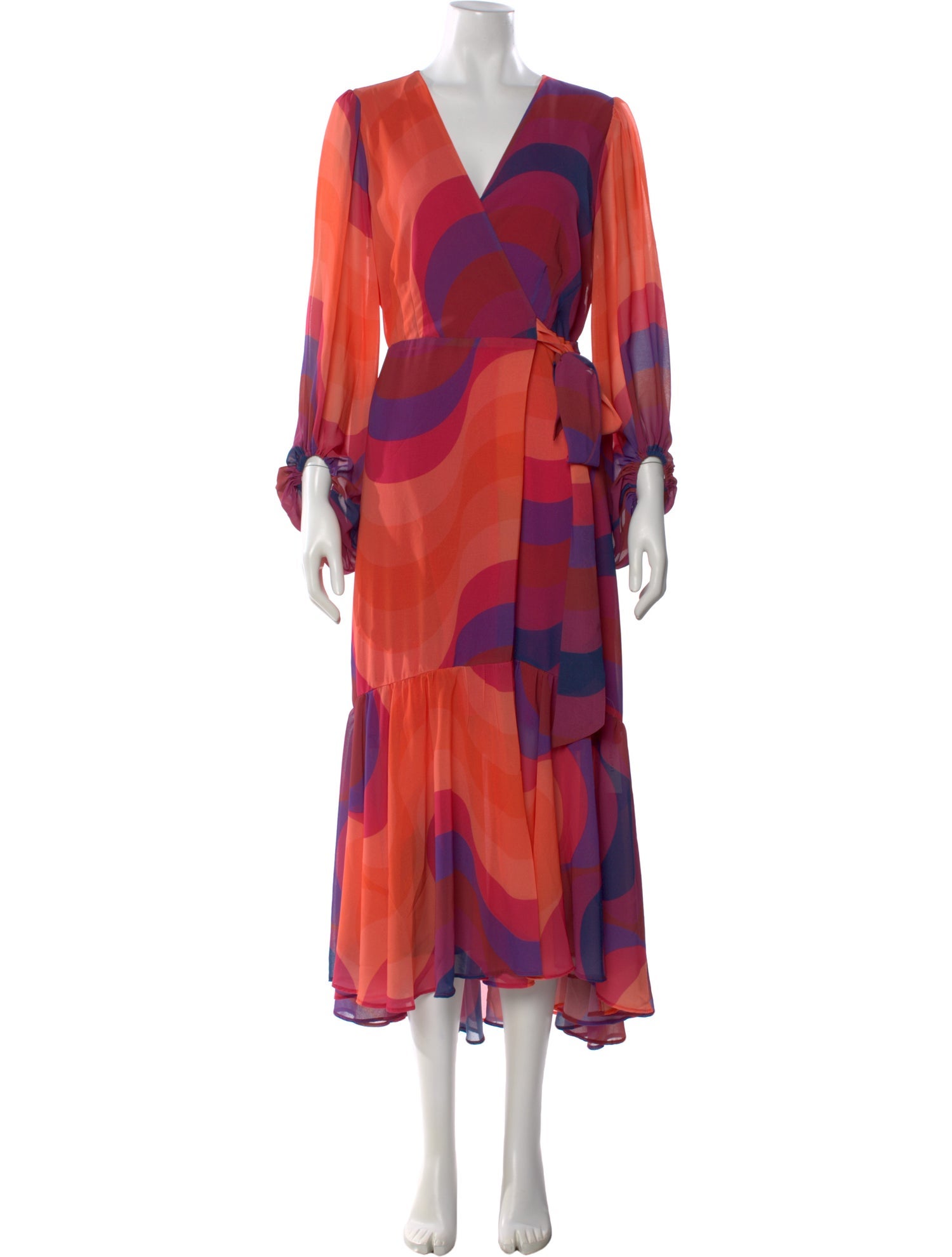 Hutch Printed Midi Length Dress