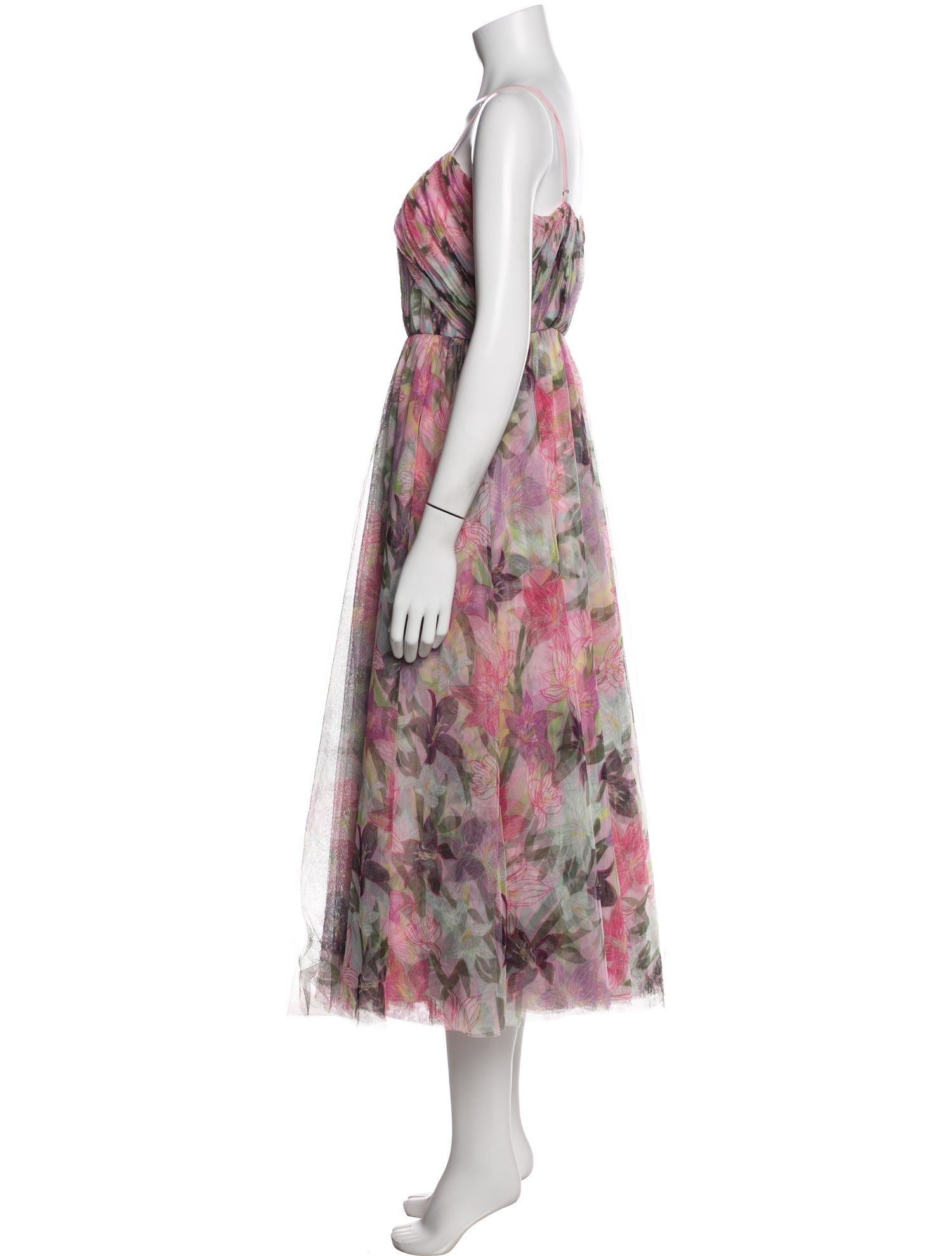 Hutch Floral Print Midi Length Dress