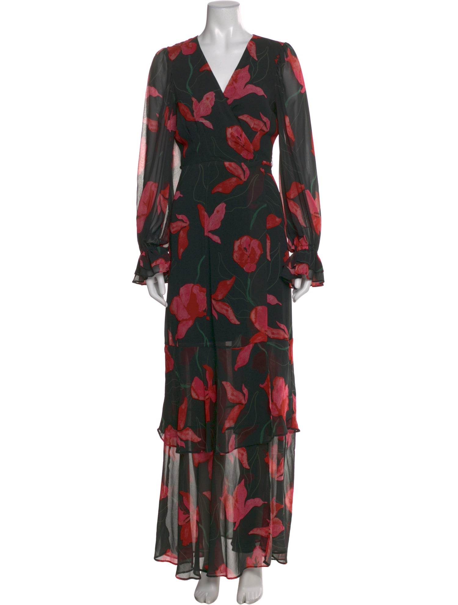 Hutch Floral Print Long Dress