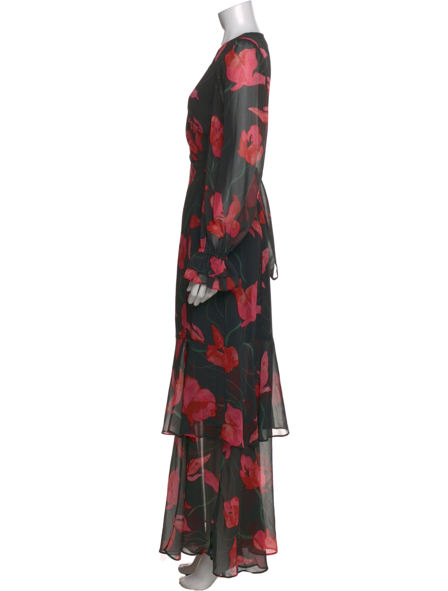 Hutch Floral Print Long Dress