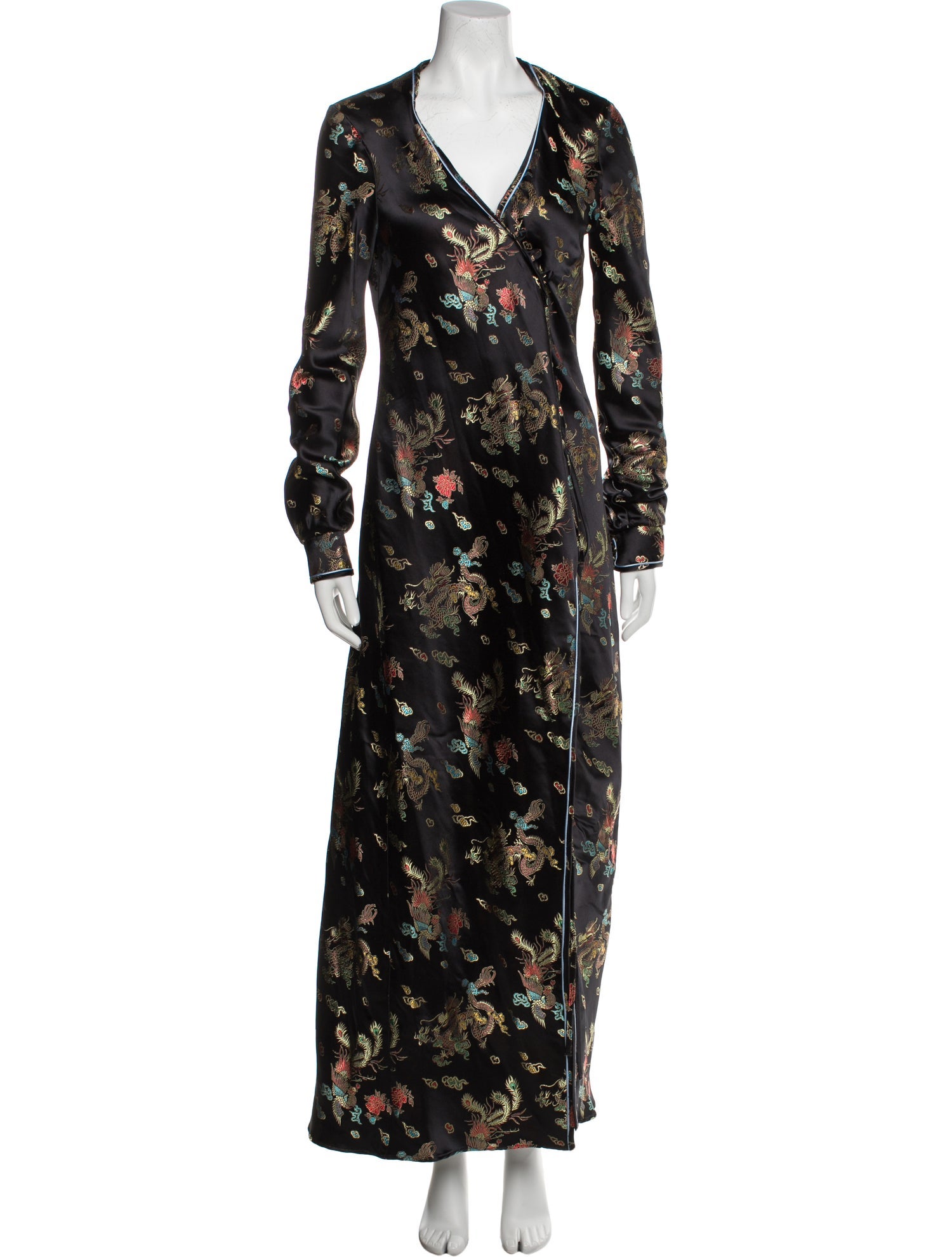 HTC Los Angeles Floral Print Long Dress