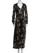 HTC Los Angeles Floral Print Long Dress