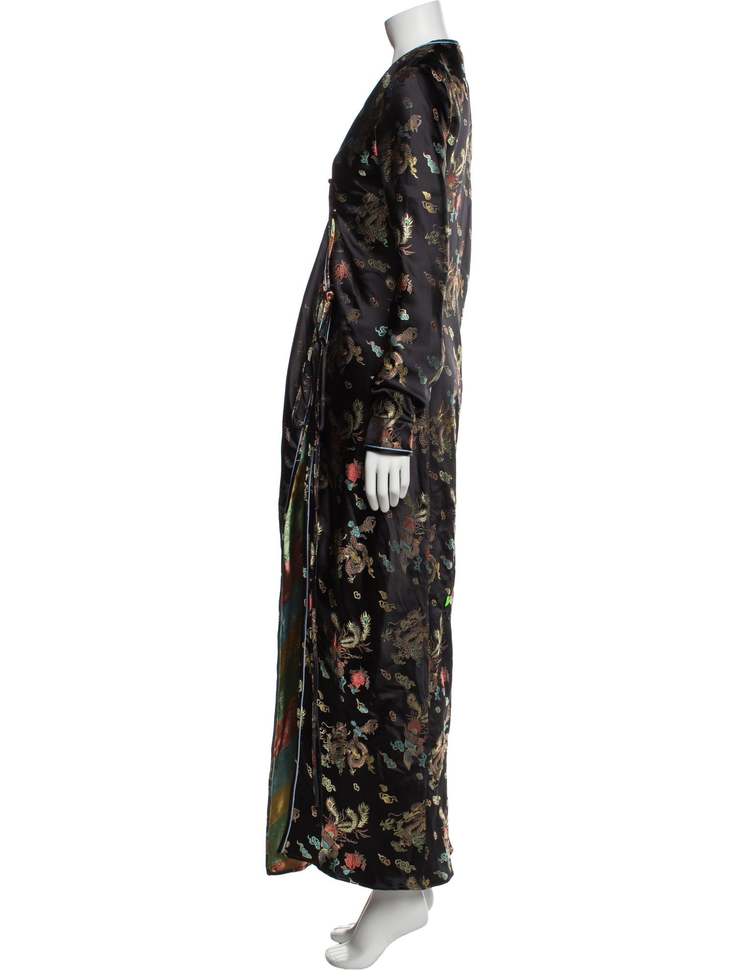 HTC Los Angeles Floral Print Long Dress