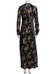 HTC Los Angeles Floral Print Long Dress
