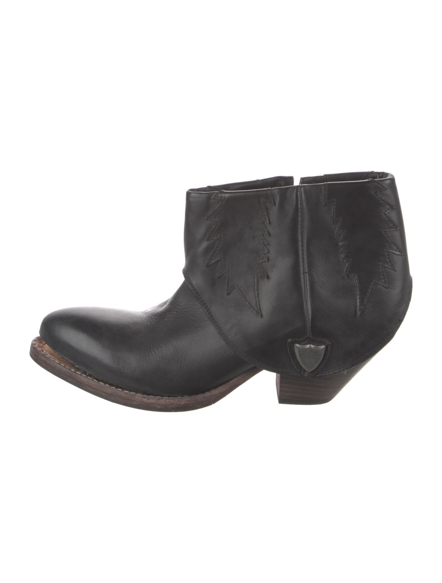 HTC Los Angeles Leather Western Boots