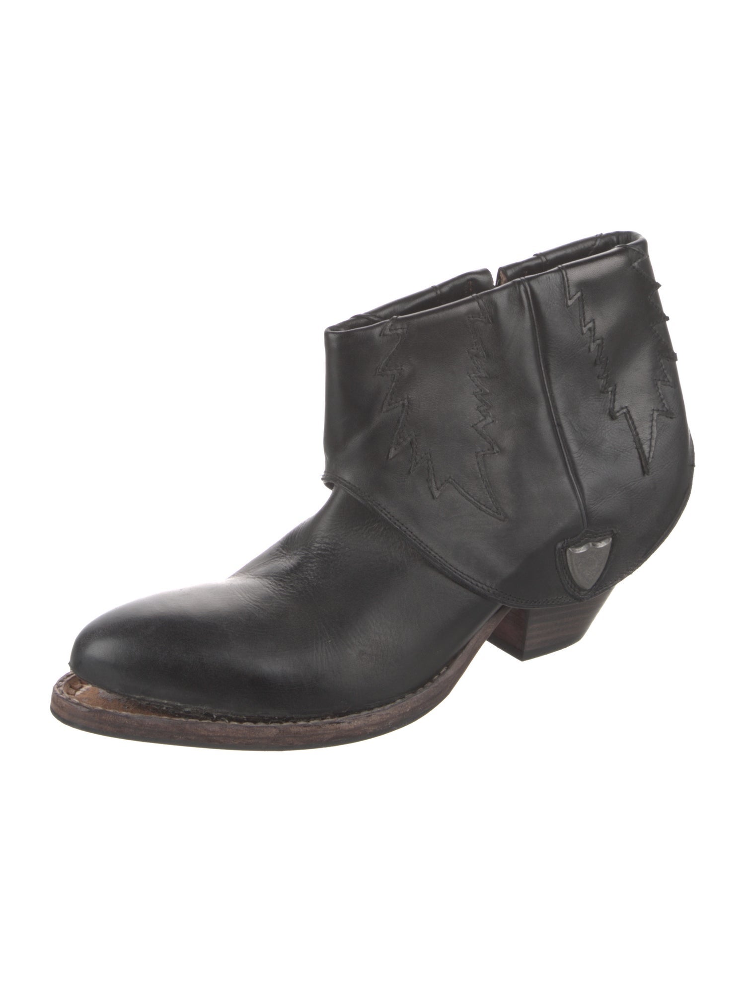 HTC Los Angeles Leather Western Boots