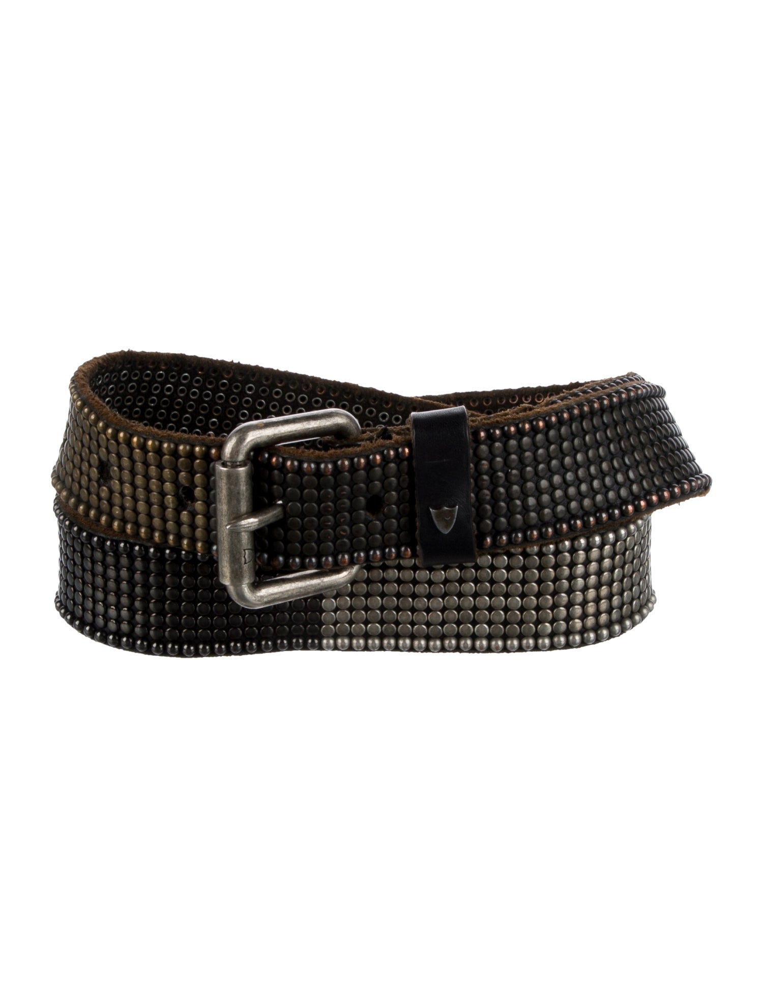 HTC Los Angeles Leather Studded Accents Belt