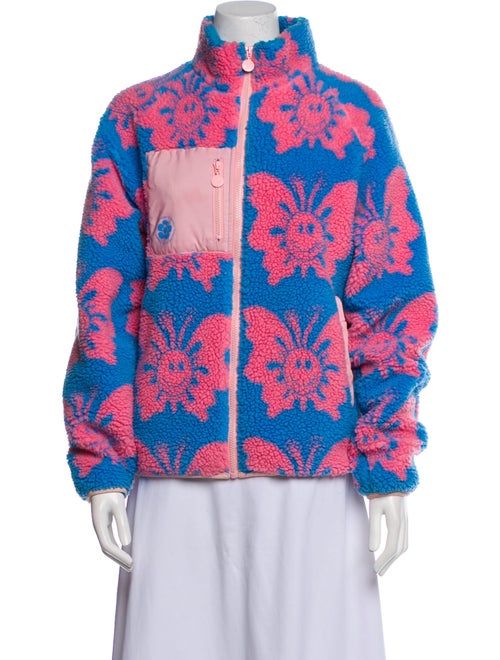 Holiday The Label Printed Faux Fur Jacket