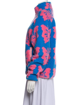 Holiday The Label Printed Faux Fur Jacket