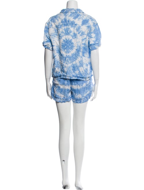 Holiday The Label Linen Tie-Dye Print Short Set