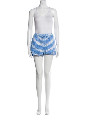 Holiday The Label Linen Tie-Dye Print Short Set