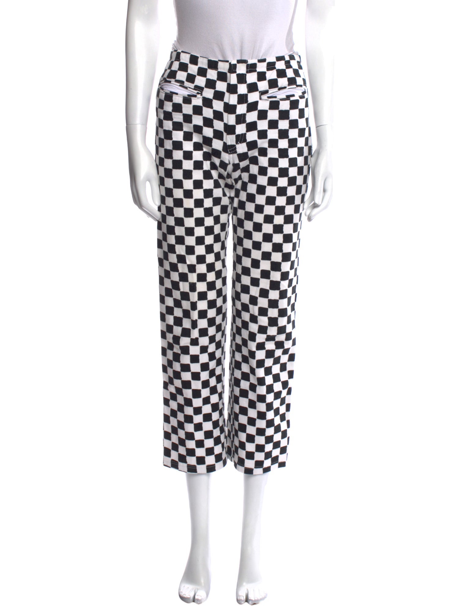 Holiday The Label Plaid Print Straight Leg Pants