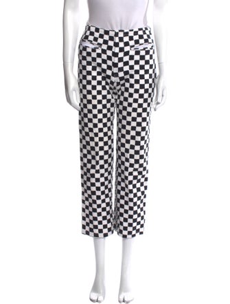 Holiday The Label Plaid Print Straight Leg Pants