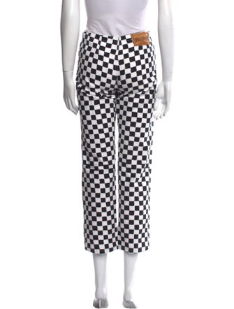 Holiday The Label Plaid Print Straight Leg Pants
