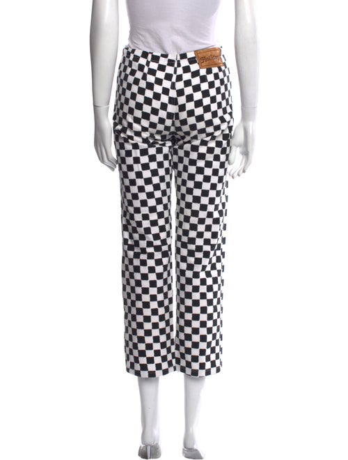 Holiday The Label Plaid Print Straight Leg Pants