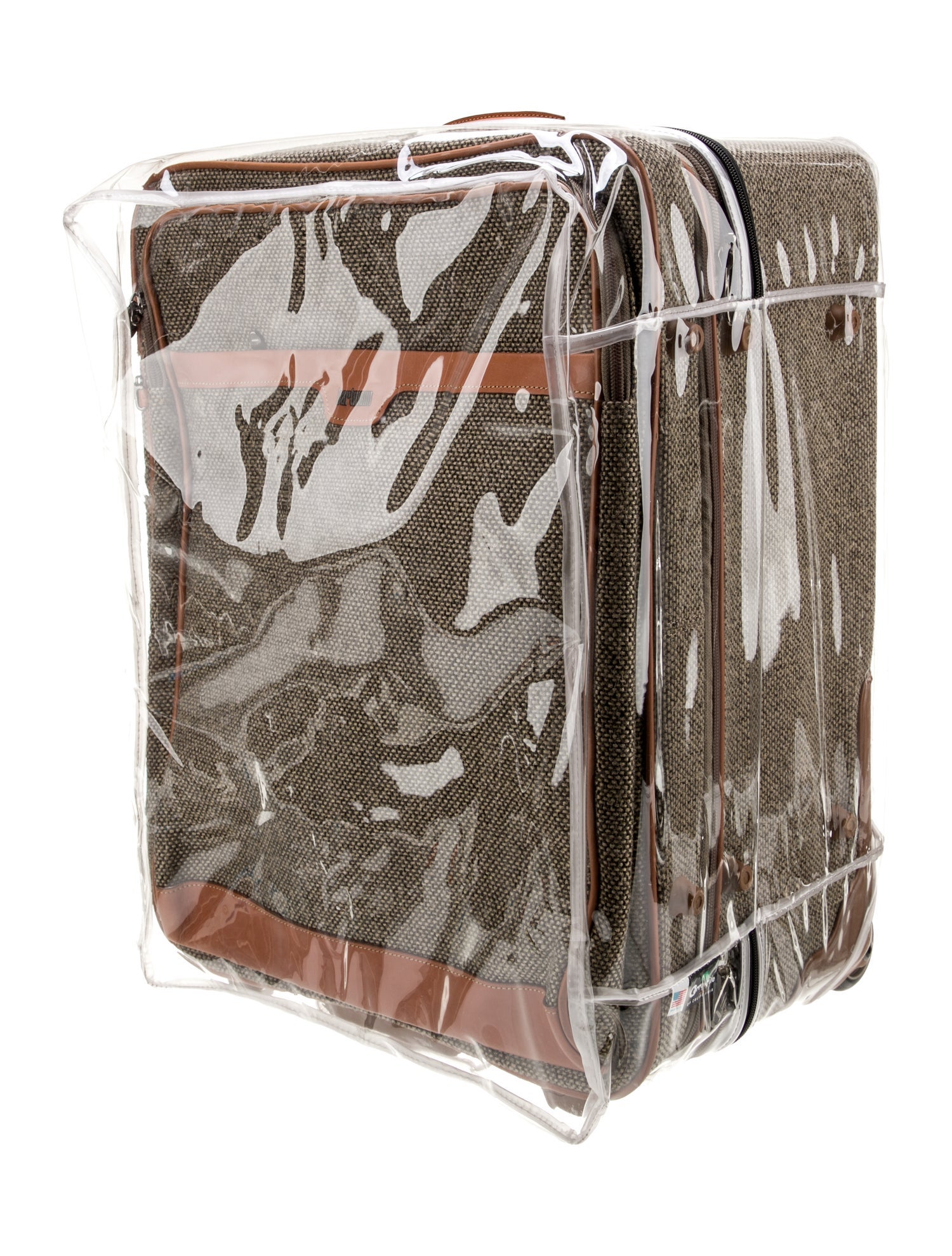 Hartmann Leather Trimmed Suitcase