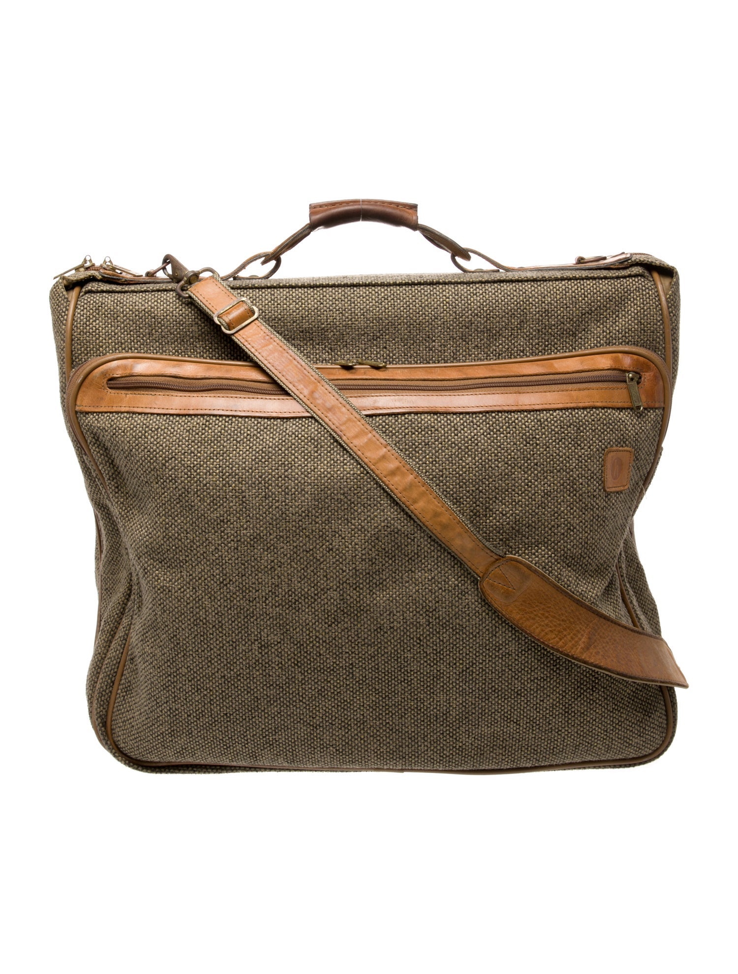 Hartmann Men's Leather Trim Carry-On Bag