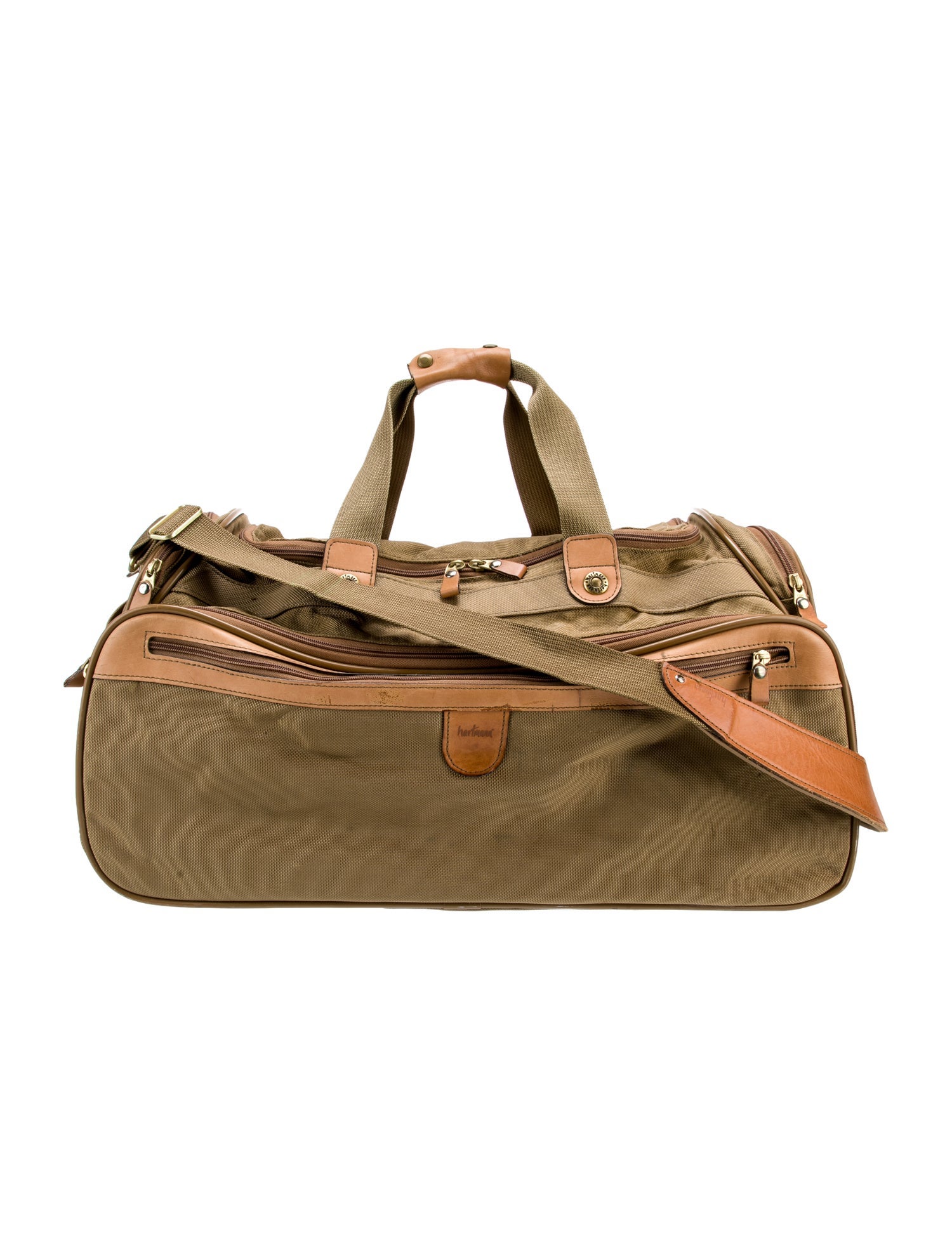Hartmann Hartmann Leather-Trimmed Carry-On