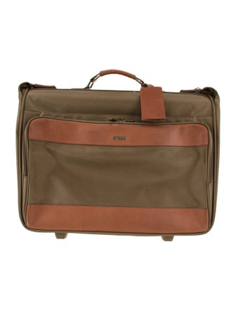 Hartmann Nylon Leather-Trimmed Rolling Suitcase