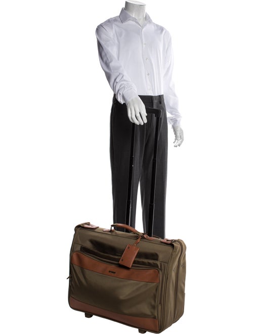 Hartmann Nylon Leather-Trimmed Rolling Suitcase