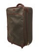 Hartmann Men's Leather Trim Rolling Suitcase