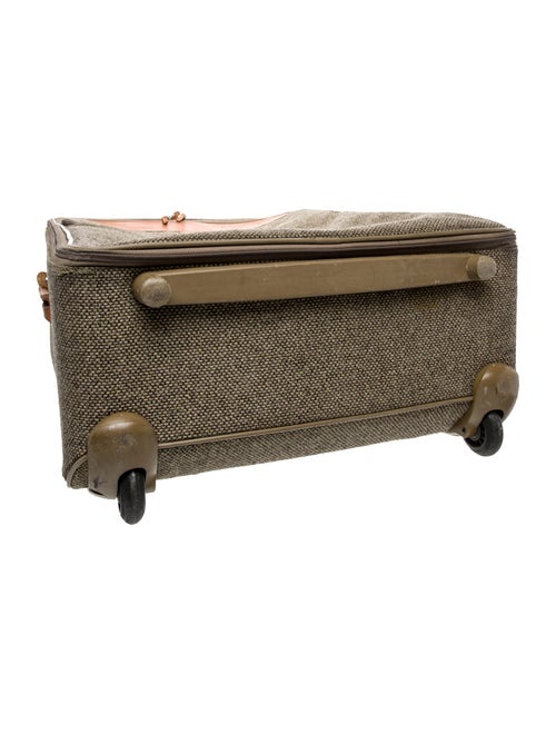Hartmann Leather Trim Rolling Suitcase