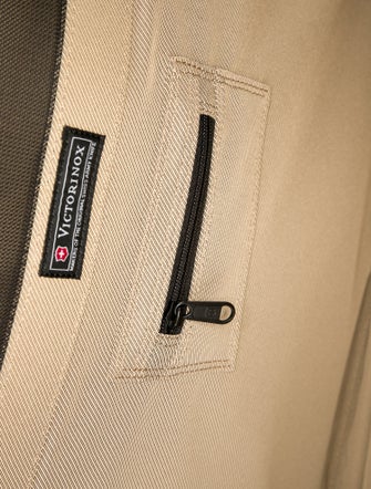 Hartmann Leather Trim Canvas Suitcase