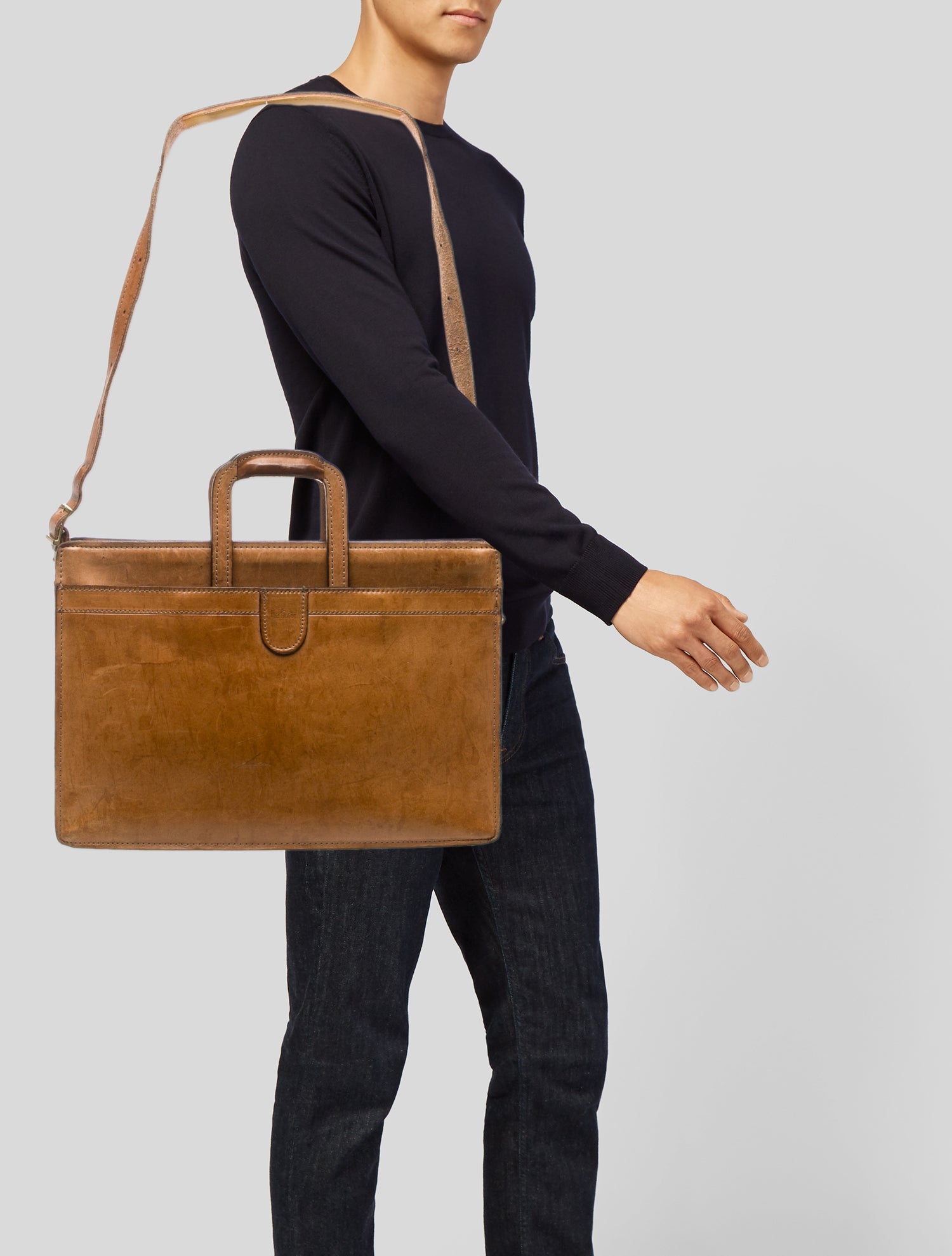 Hartmann Leather Crossbody Bag