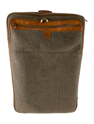 Hartmann Suitcases Leather-Trimmed Suitcase