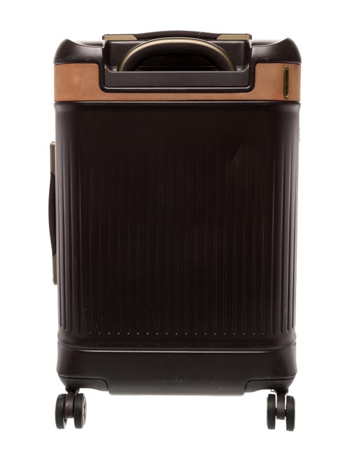 Hartmann Leather Trim Embellished Hard Case Suitcase