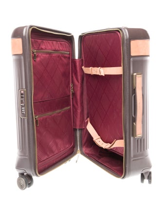 Hartmann Leather Trim Embellished Hard Case Suitcase