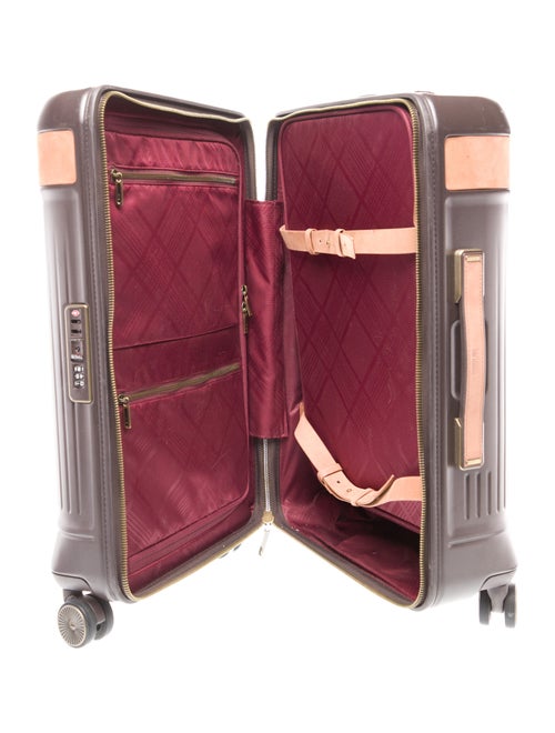 Hartmann Leather Trim Embellished Hard Case Suitcase