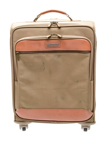 Pre-owned Hartmann Brown Rolling Suitcase