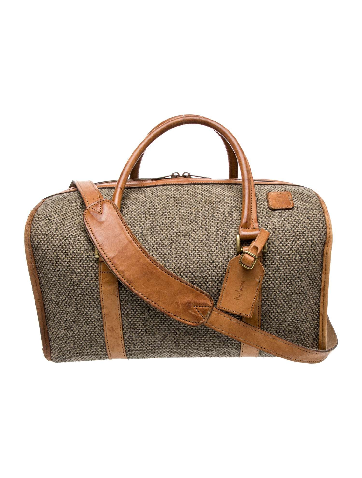 Hartmann Hartmann Men's Leather Trim Carry-On Bag