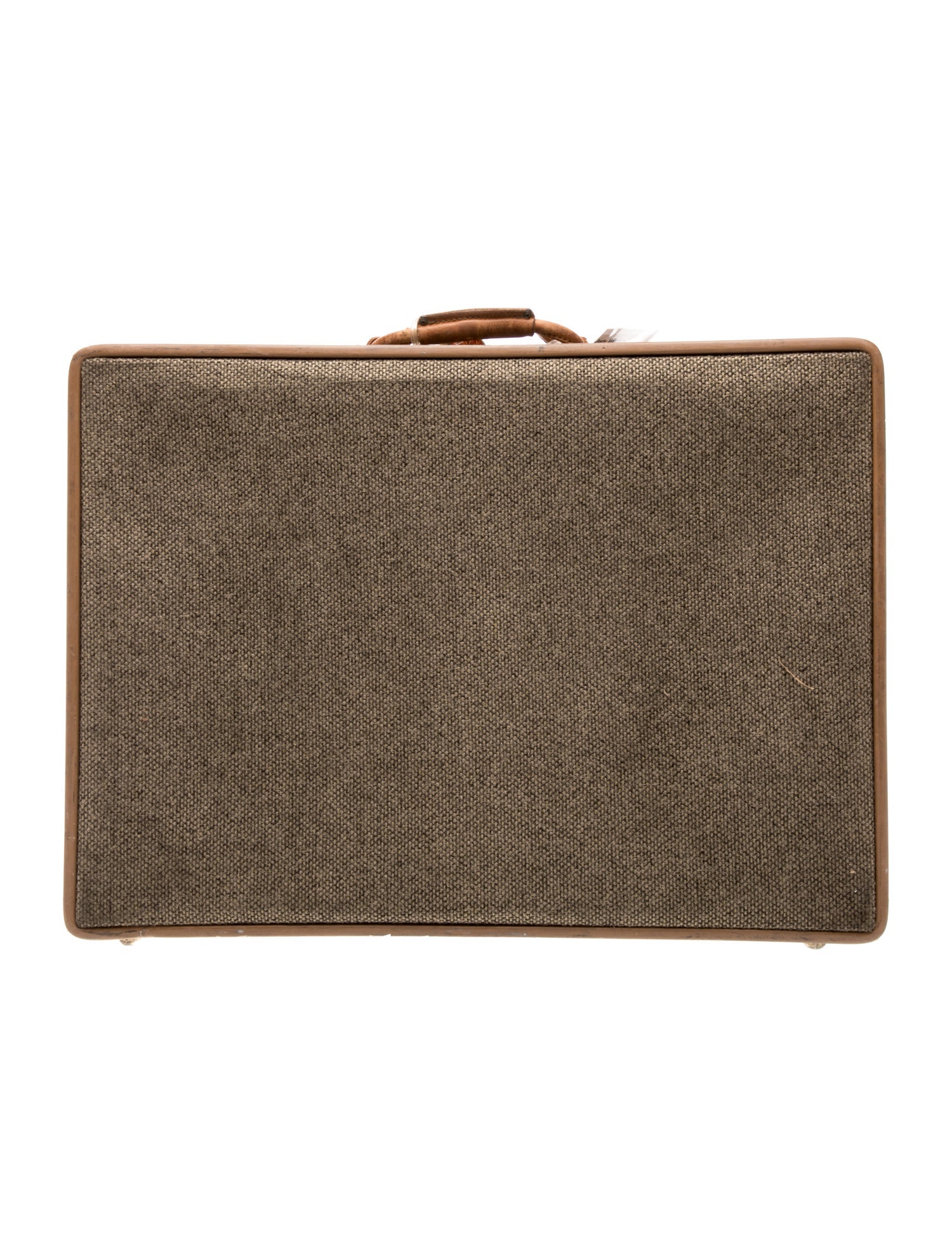 Hartmann Neutral leather suitcase
