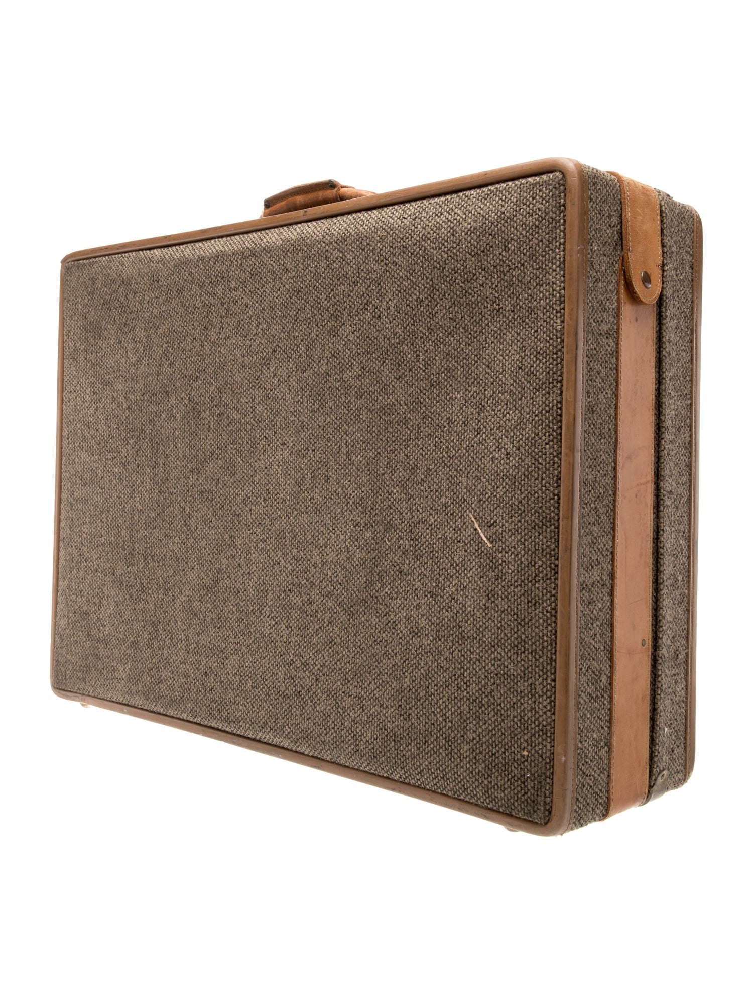 Hartmann Neutral leather suitcase