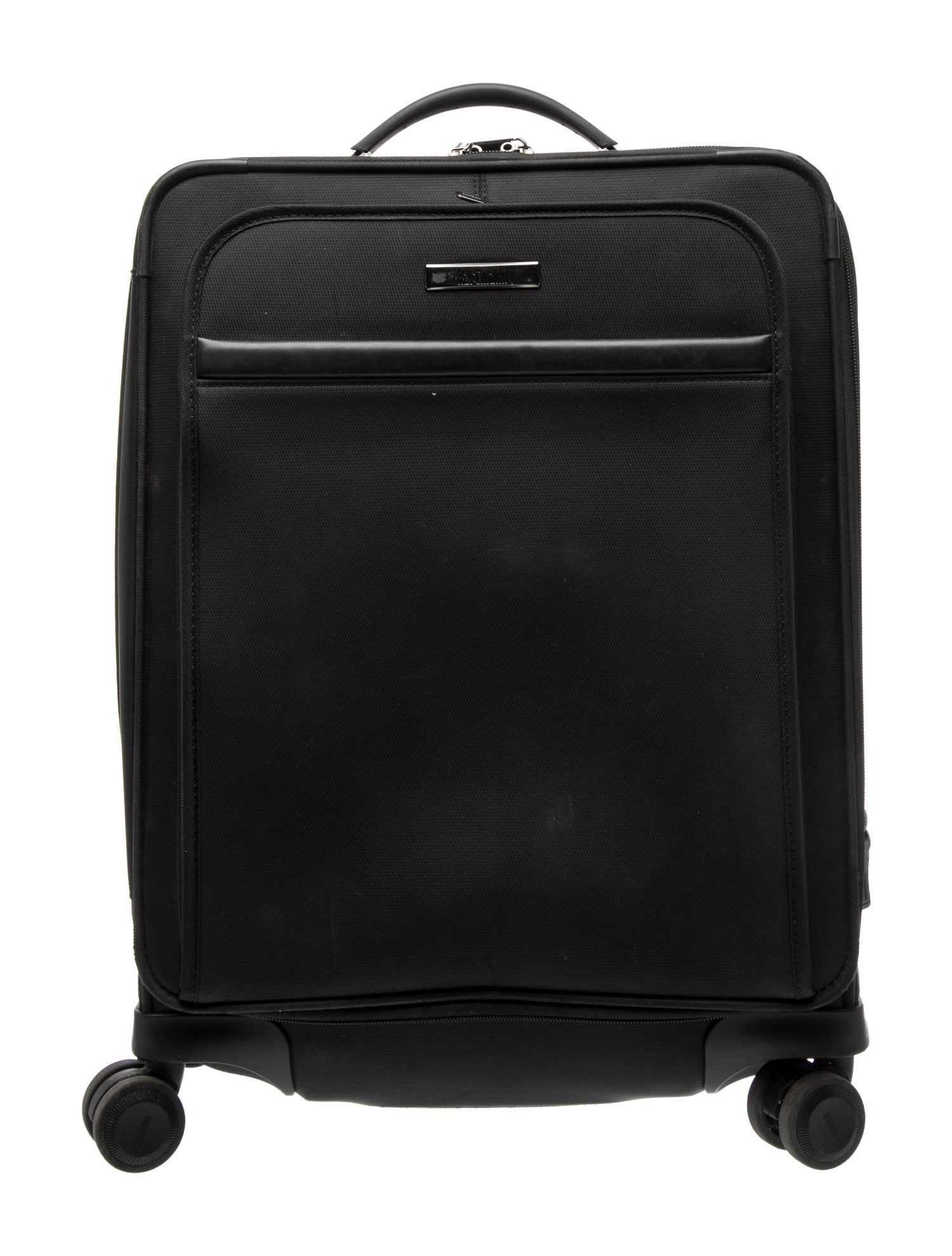 Hartmann Nylon Leather-Trimmed Suitcase