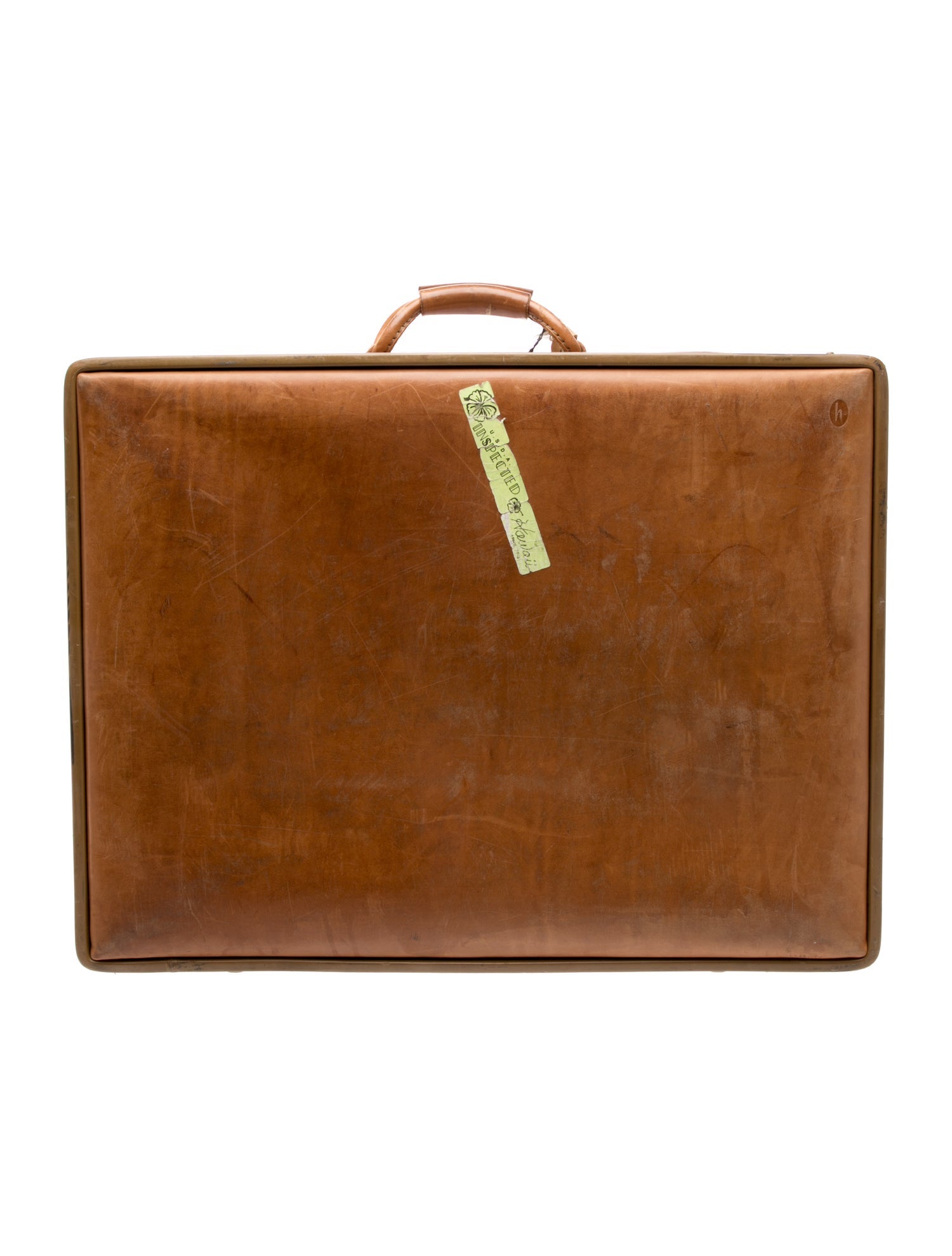 Hartmann Leather Vintage Trunk Case Luggage