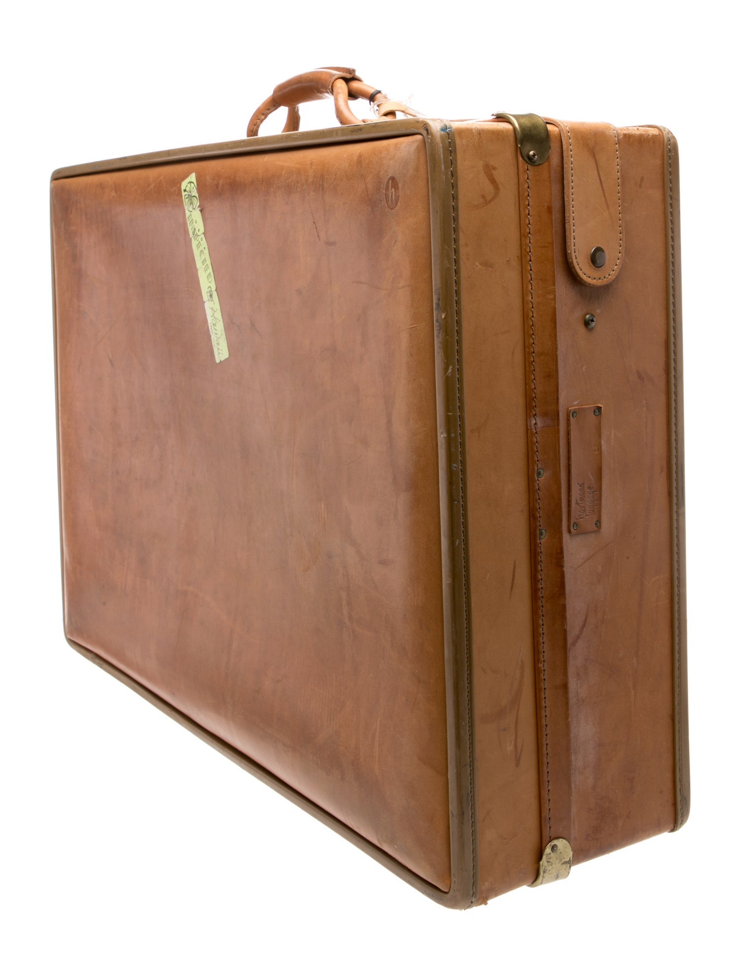 Hartmann Leather Vintage Trunk Case Luggage