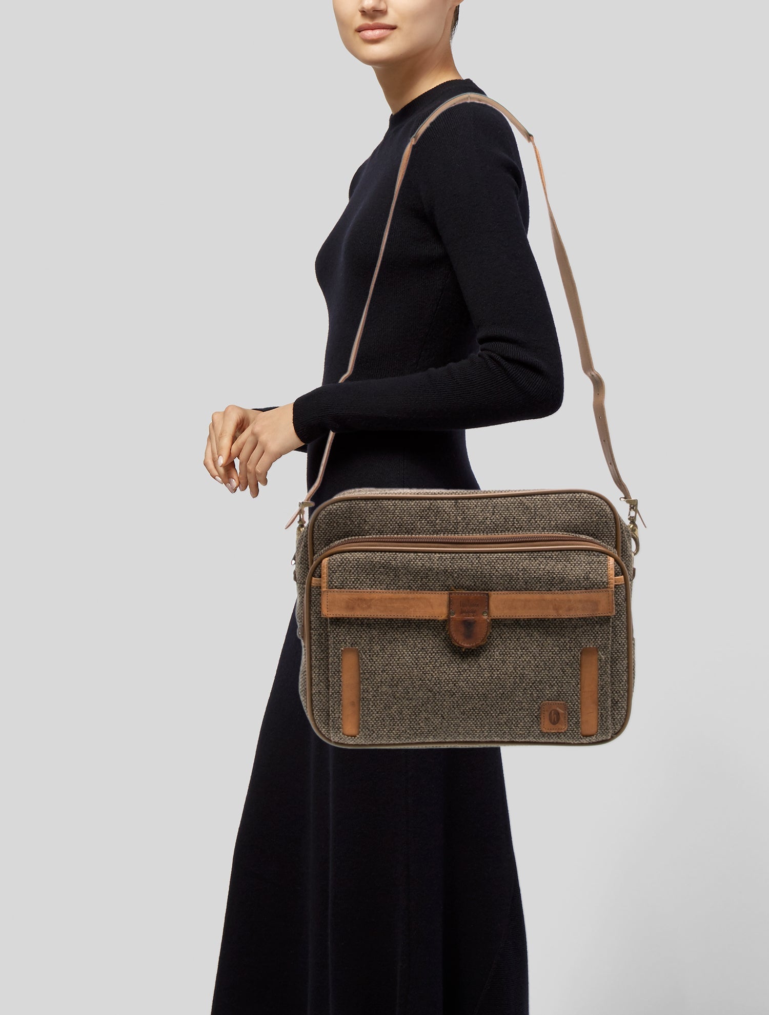 Hartmann Tweed Messenger Bag