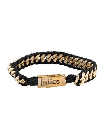 Hües Link Woven Min Cuban Bracelet