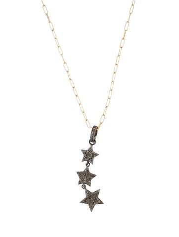 Hües Pendant Necklace Diamond Star