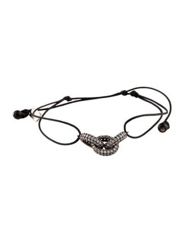 Hües Charm Crystal Adjustable Wrap Bracelet