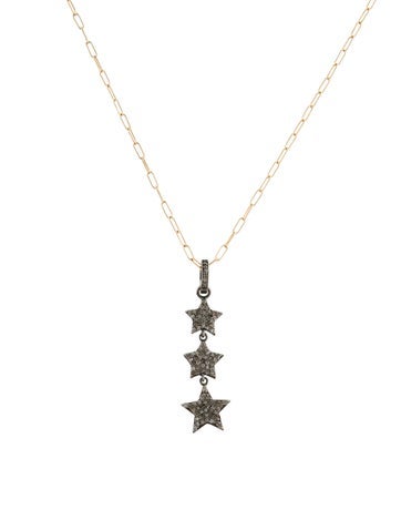Hües Pendant Necklace Diamond Star